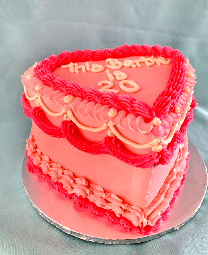 Heart vintage cake - Image 3