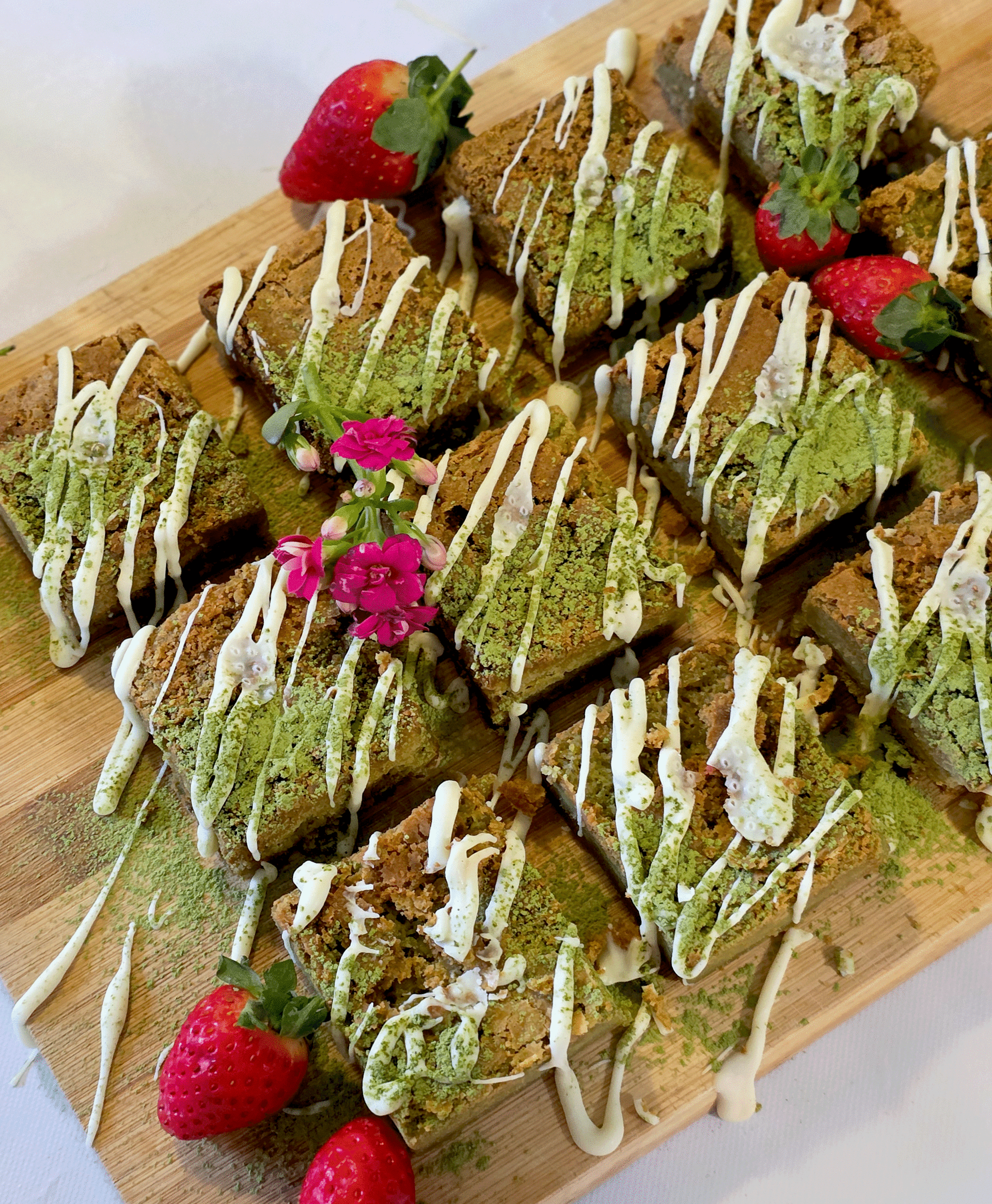 matcha green tea brownies